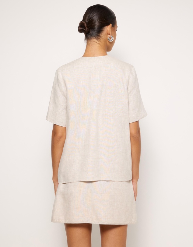 AERE - Willow Linen Top