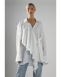Glamorous - Oversized Frill Shirt