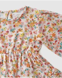 WITH LOVE FOR KIDS - Cotton Muslin Flow Dress - Kids
