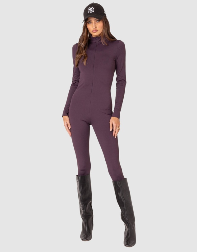 EDIKTED - She is Snatched High Neck Jumpsuit