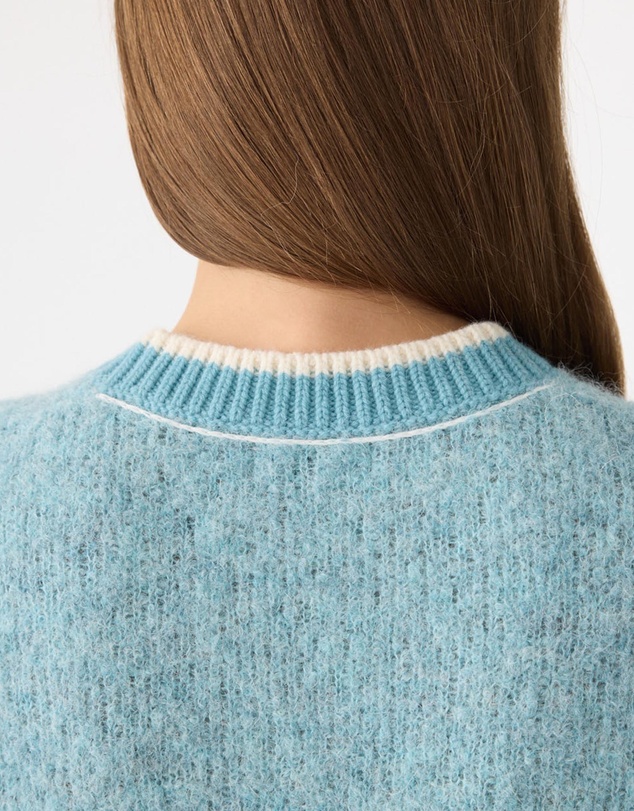 Bassike - Wool Alpaca Contrast Knit Jumper
