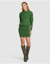 Oxford - Reba Cable Mini Dress