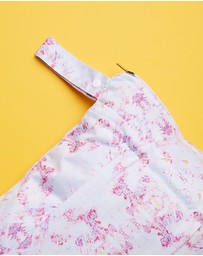itti bitti - Double Pocket Wetbag - Coral Swirl