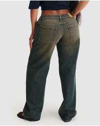 Cotton On - Curvy Low Rise Straight Jeans