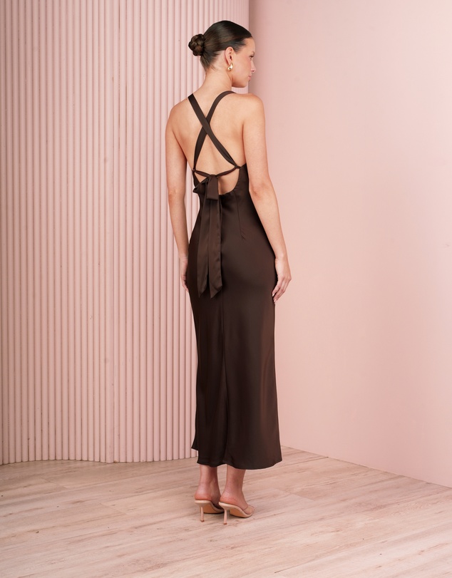 Azzurielle - Kaydy Cross Back Maxi Dress
