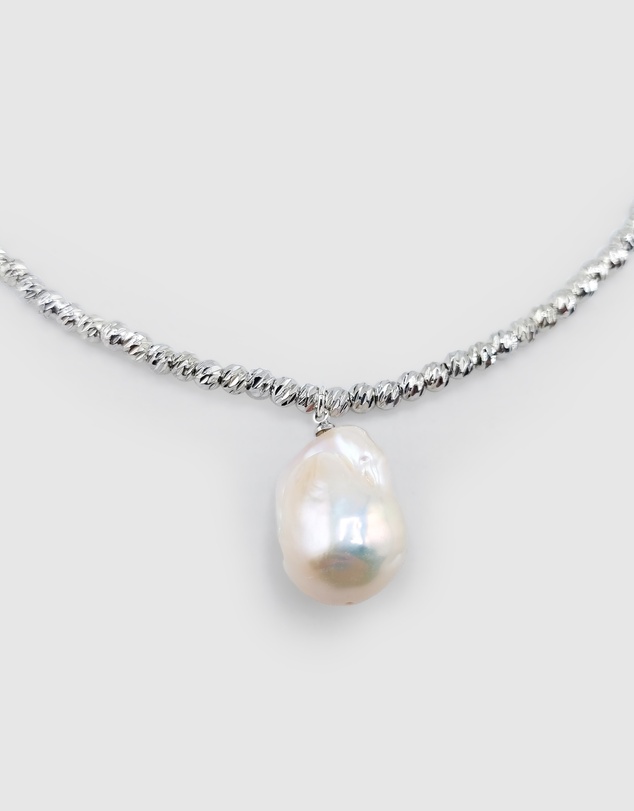 Izoa - Odette Drop Pearl Necklace