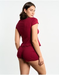 Chouchou Intimates - Willow Short Sleeve Shirt