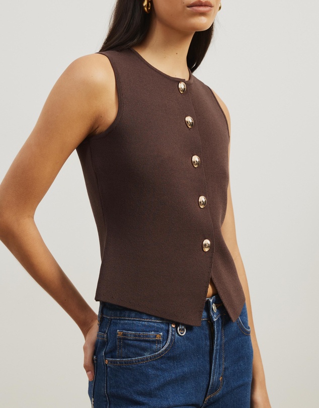 Atmos&Here - Bella Compact Knit Vest