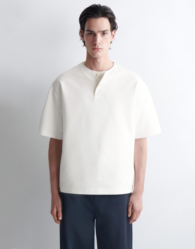 COS - Oversized Cotton-Jersey Henley
