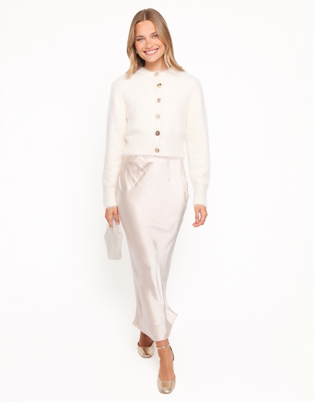 Petal & Pup - Jintie Vintage Button Cardigan - Cream