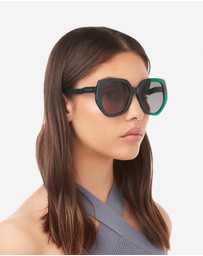 Hawkers Co - HAWKERS - Green Aurora MIA Sunglasses for Men and Women UV400