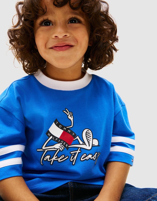 Tommy Hilfiger - LB Take It Easy Graphic T-Shirt - Kids