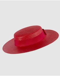 Max Alexander - Red Boater Hat