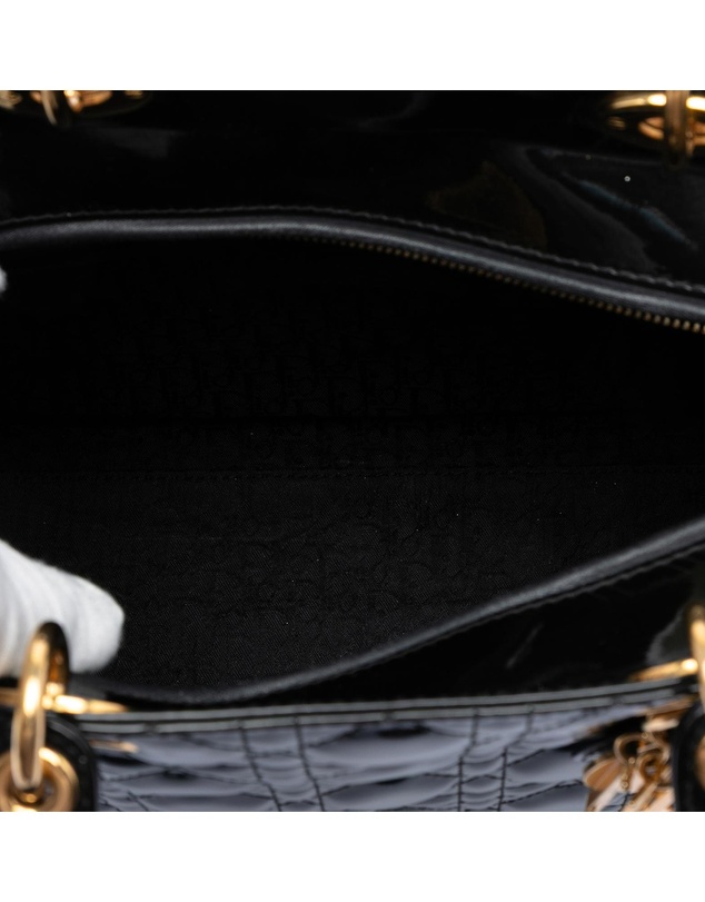 Pre-Loved by Azura Reborn - Pre-Loved Large Patent Cannage Lady Dior