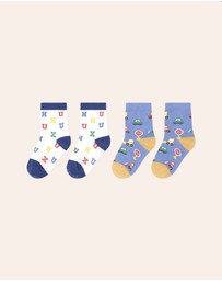 Huxbaby - 2-Pack Hux Socks - Babies-Kids