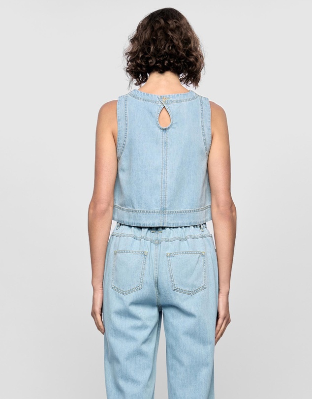 Staple the Label - Amelia Chambray Top