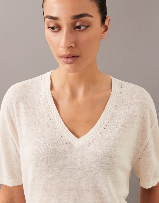Calvin Klein - Luxe Linen Top