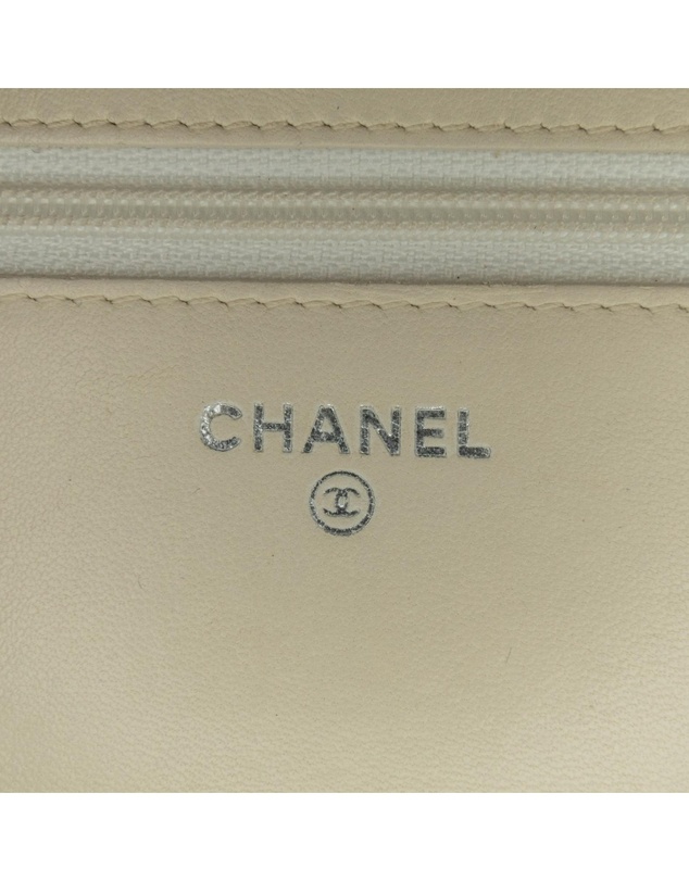 Pre-Loved by Azura Reborn - Pre-Loved CC Coated Tweed Wallet On Chain