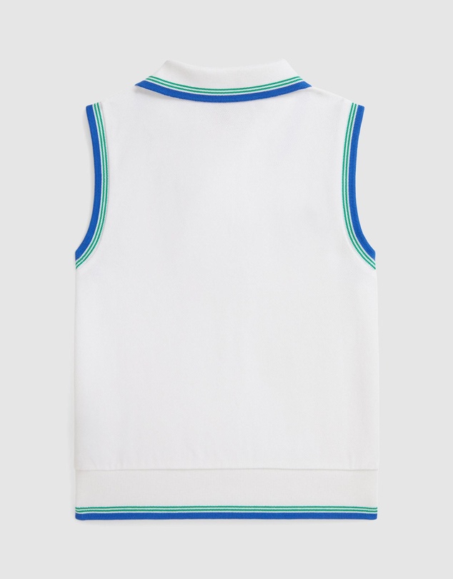 Polo Ralph Lauren - Australian Open Sleeveless Cropped Polo - Teens