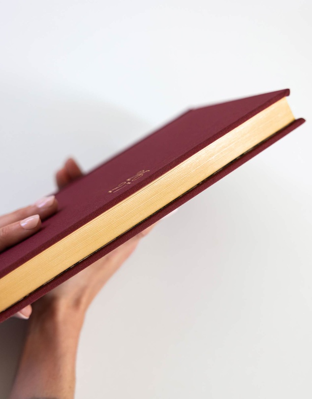 Bespoke Letterpress - 2026–2027 Weekly Financial Year Planner – Mulberry