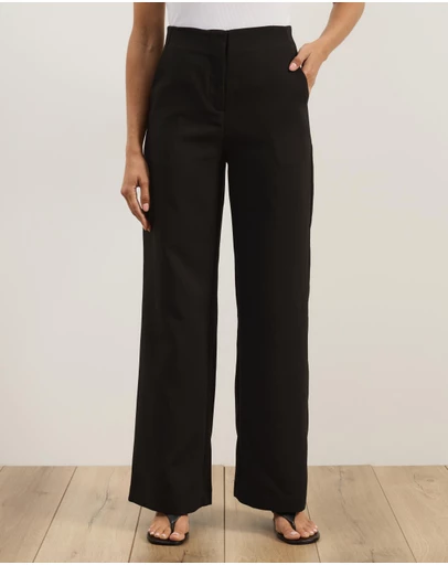 Atmos&Here - Vaila Tailored Wide Leg Pants