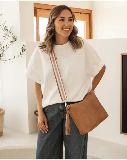Louenhide - Daisy Stripe Crossbody Bag