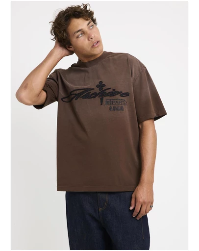 Black Noise White Rain - Cursive T-Shirt