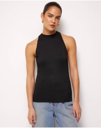 AERE - Tia High Neck Top