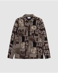 Les Deux - Kaleb Patchwork Jacquard Overshirt