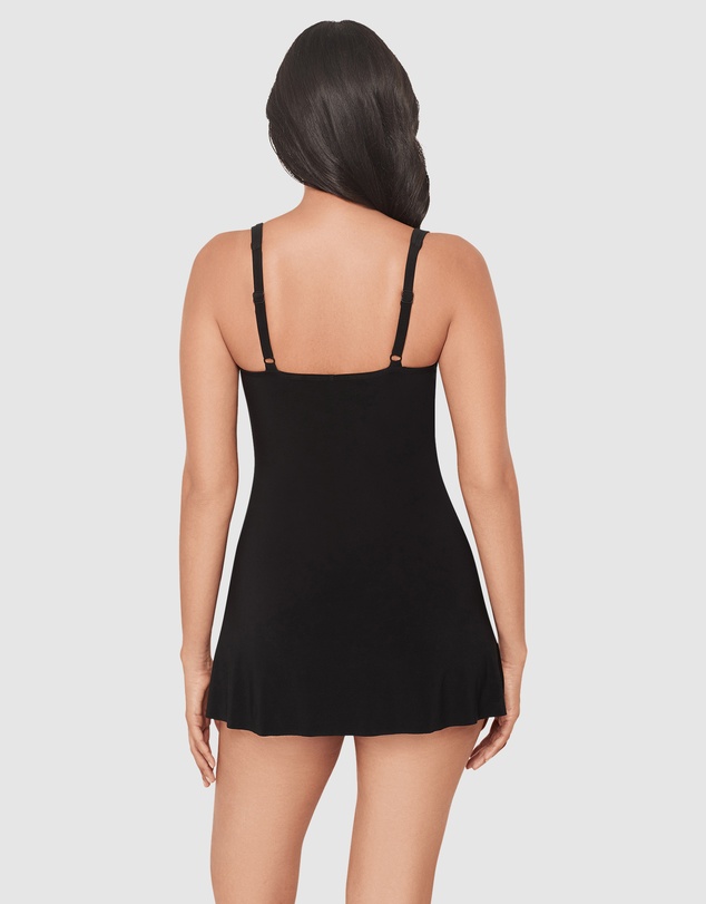 Miraclesuit Swimwear  - Rock Solid Orla Short Swimdress With Underwire Bust Support