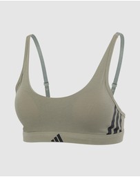 adidas Sportswear - Active Essentials Cotton 3 Stripes Scoop Bralette