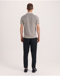 SABA - Monte Linear Knit Polo