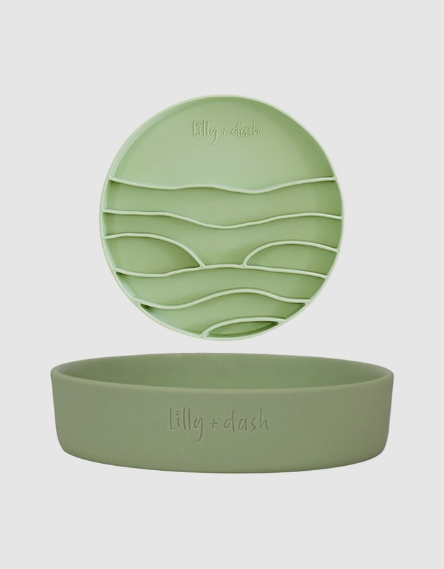 Lilly + Dash - Cat Food Water Bowl & Insert Combo