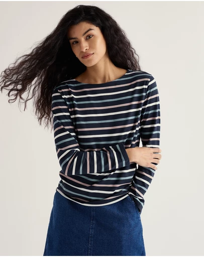 Seasalt - Seasalt Cornwall Navy Sailor Shirt