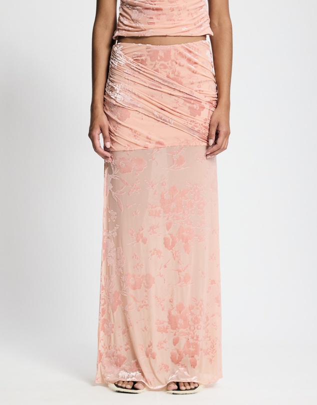 Lover - Carlene Burnout Maxi Skirt