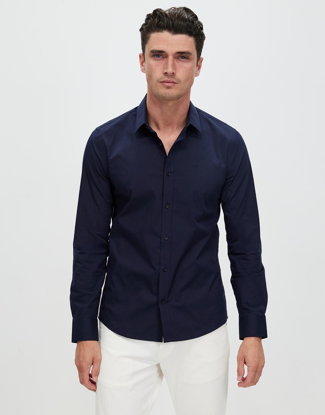 Calvin Klein - Stretch Poplin Slim Shirt