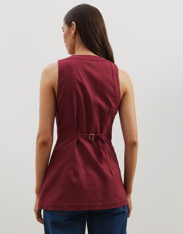 Atmos&Here - Maura V-Neck Longline Vest
