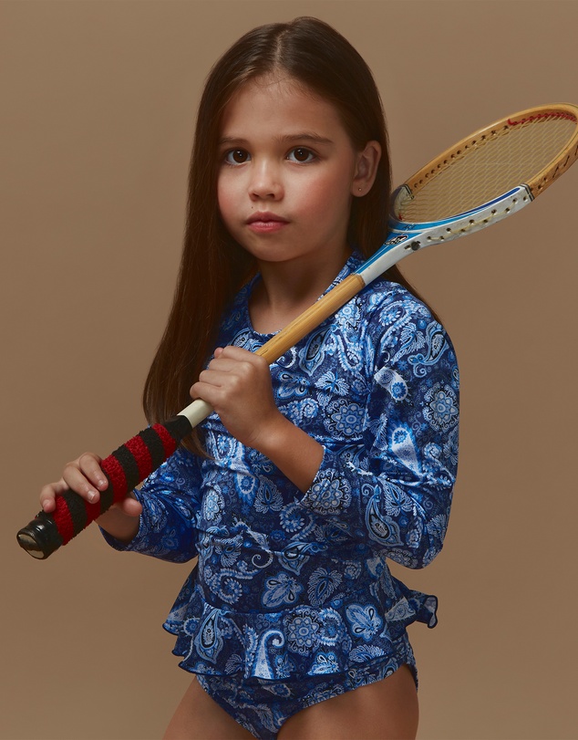 Aqua Blu Kids - Laurel Long Sleeve Rash Vest Set - Kids