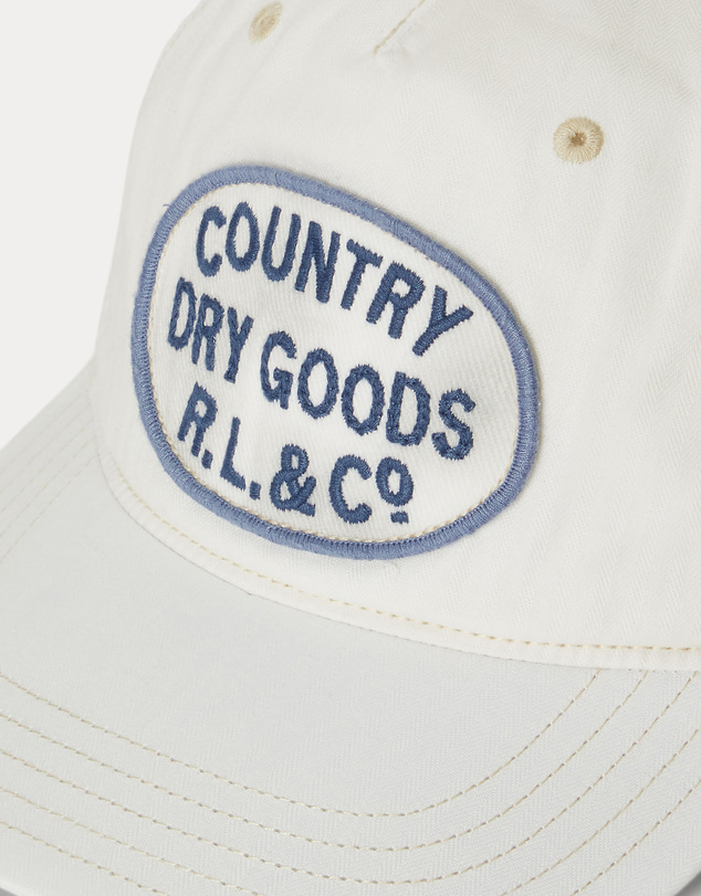 Polo Ralph Lauren - Embroidered-Patch Herringbone Cap