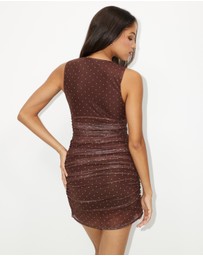 Dazie - Malibu Polka Dot Mini Dress