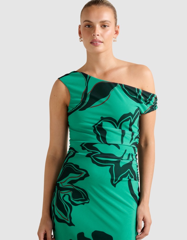 Forever New - Gisella Tipped Mesh Midi Dress