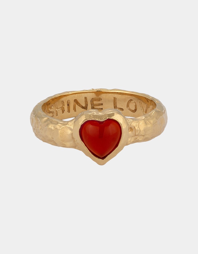 Haze & Glory - ICONIC EXCLUSIVE - Ring Heart Over Heels - Gold