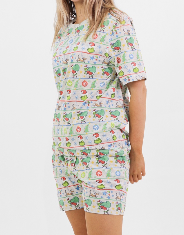 Mitch Dowd - Mitchdowd Womens Grinch Fam Jam Pyjama Set