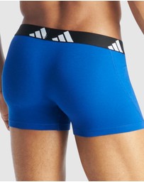 adidas Sportswear - 3 Pack Active Flex Cotton Trunk Underwear