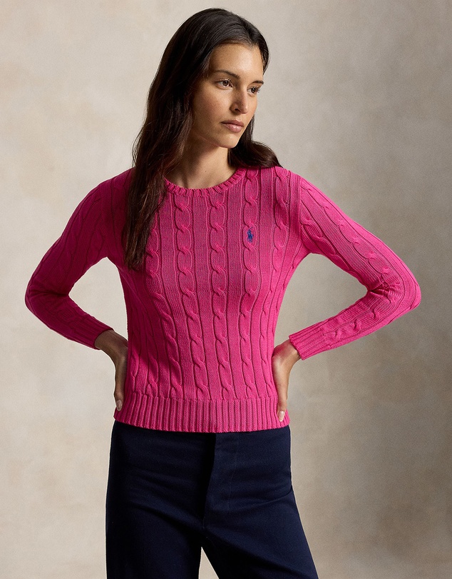 Polo Ralph Lauren - Cable-Knit Cotton Crewneck Sweater