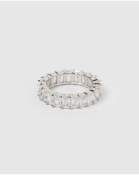Izoa - Jordy Ring Clear Silver