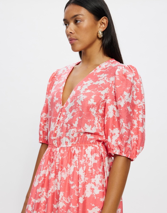 & Other Stories - Tiered Puff-Sleeve Maxi Dress