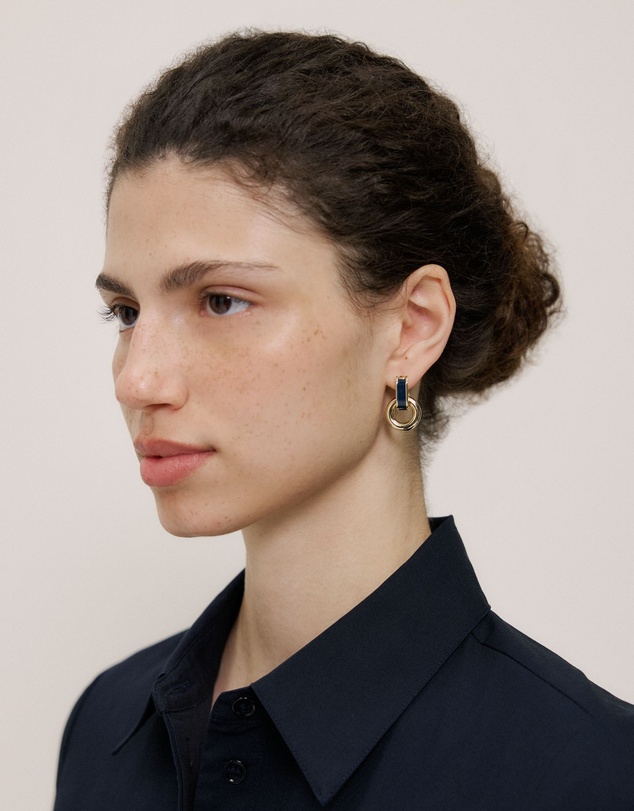 Trenery - Marisol Drop Earrings in Night Sky