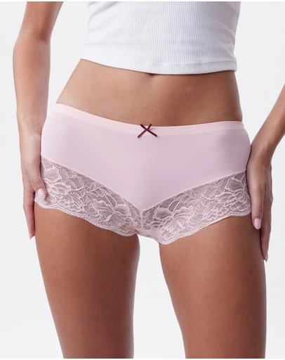 Bras N Things - Faith Full Brief - Light Pink