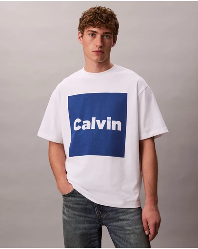 Calvin Klein Jeans - Logo Box Graphic Relaxed T-Shirt 